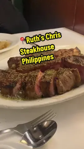 Can you hear the sizzle? ☺️☺️☺️ @ruthschris, BGC  Order: Porterhouse for two! The best! #steak #foryou #tiktok #foryoupage #fyp 