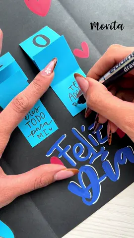 Idea de tarjeta creativa para enamorar❤️✨ #ideas #creative #tutorial #regalos #DIY 