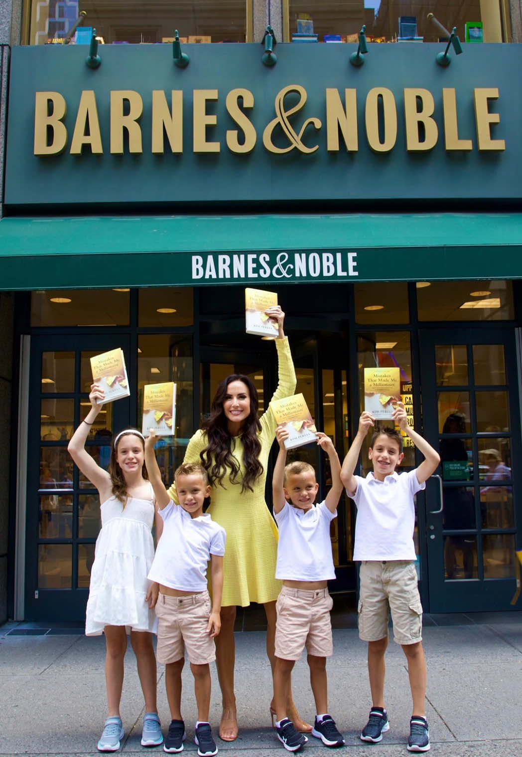 You’ll never believe who surprised me at my book signing… 😱 I was completely undone when I looked up at my @Barnes & Noble book signing and saw them… In that instant, the room disappeared. It was just their faces, their smiles, and the overwhelming rush of love and gratitude flooding through me. ❤️ When I wrote this book, my deepest hope was that it would reach someone who felt like they’d hit rock bottom…  and give them the courage to take that very first step. To show them that mistakes don’t break yo, they make you.  But in that moment, seeing my kids there, I realized… they are my reason.  They are why I keep getting back up, why I fight through the mistakes, and why I believe so deeply in the power of never giving up. 💪 Grab your copy at your closed Barnes and Nobel or online! Friends in LA! Join me next Monday at the Grove at 7pm! Would love to see you there!  #successtips #millionaire #barnesandnoble 