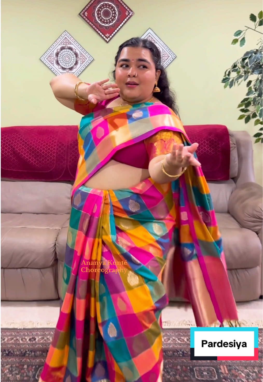 to my pardesiya ☺️💕 DC: me! #pardesiya #paramsundari #bollywooddance #indiandance #choreography 
