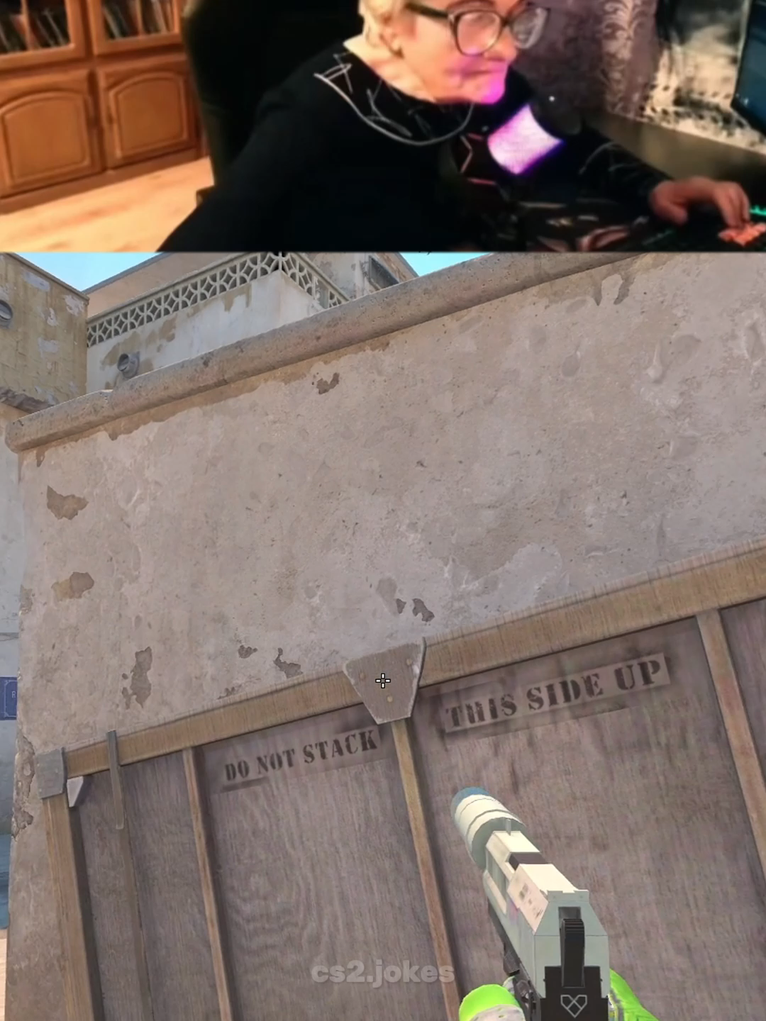 My grandma > s1mple 💀 #couterstrike #cs2moments #cs2memes #cs2 #cs2funny #fyp