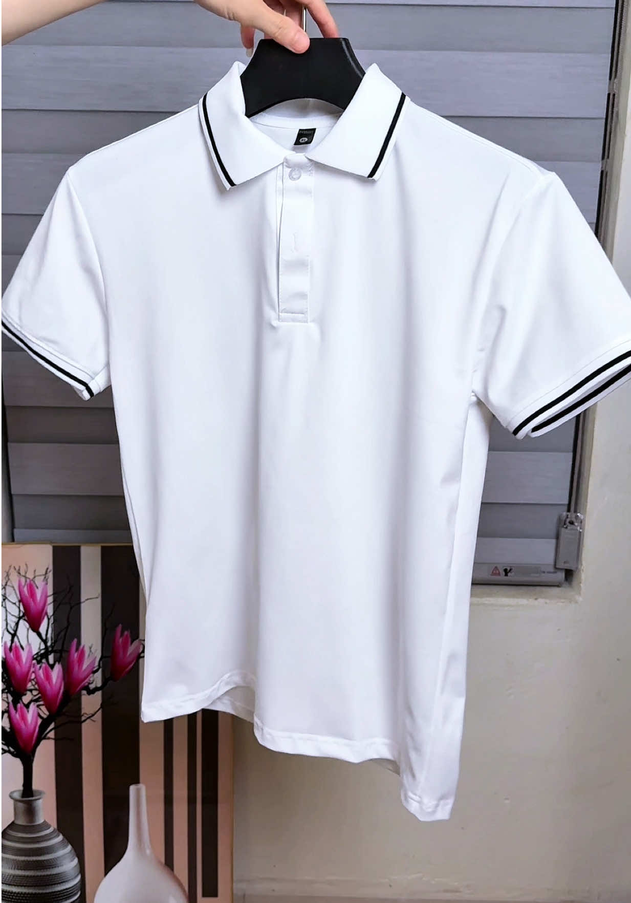 Áo thun polo nam vải cá sấu#reviewdonam #reviewquanao #aopolo #aopolonam #xuhuongtiktok 