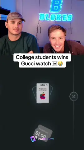 College students wins Gucci watch ☠️😭 #kickstreaming 
