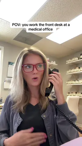 I’m just calling you to remind of you your appointment that you keep forgetting about 😅😭 #healthcare #officehumor #frontdesk #workhumor #healthcareworker 
