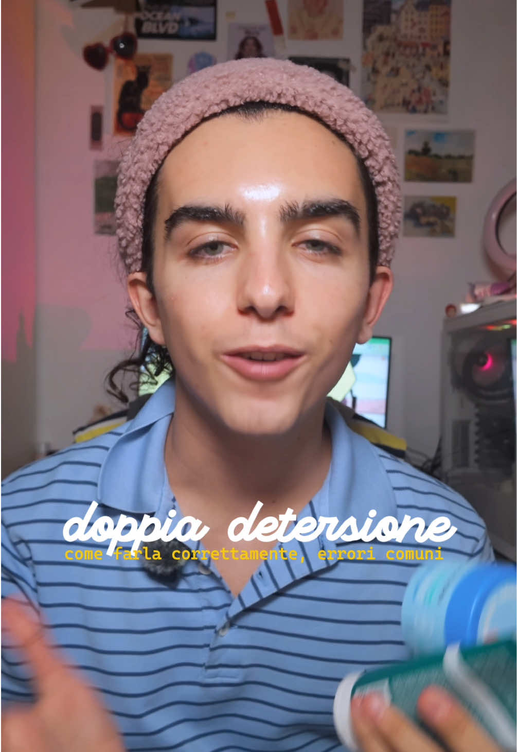 Risposta a @Samm🩷🪽| BEAUTY💕CREATOR come fare doppia detersione :) #skincare #doppiadetersione #consigliskincare #doublecleansing 