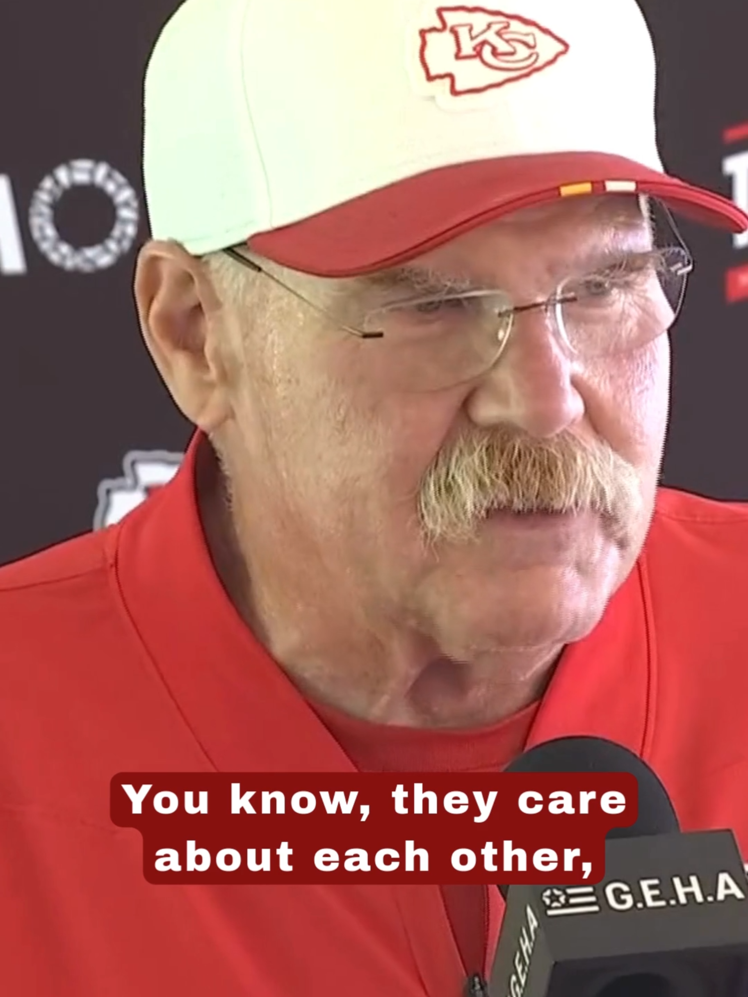 Andy Reid shared how happy he was for tight end Travis Kelce and his girlfriend, Taylor Swift. #kctv #kansascity #kctv5 #kelce #traviskelce #swift #taylorswift #thelifeofashowgirl #newalbum #taylornation #andyreid #chiefs #chiefskingdom
