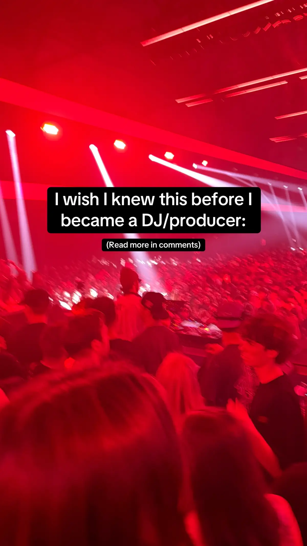 1. Friends are everywhere when you are doing well, but they dissapear when you aren’t. I learned this the hard way. In my early streaming career I was pulling 15k concurrent viewers. I had producer after producer reach out to collab and congratulate me. When streaming calmed down, those same people stopped responding to my text messages. Just like that. Be kind, help people in their careers, and lift them up when you can, but expect them to ghost as soon as they don’t see you as a stepping stone anymore. 2. Play music you like, not what people want to hear. I started my DJ career playing top 100s and songs I thought the crowd wanted. I found out quickly that it meant there was nothing special about my shows, at all. As soon as I leaned into my own style and played music I actually liked, my fan base grew. People can see when you actually like the music you play, and they respond accordingly. 3. Music > transitions. No one really cares. I repeat, no one really cares. Yes, make your transitions smooth, but forget all the word play, rediculous FX, etc.. As long as the music is good and the set flows smoothly, the crowd is happy.  4. You have to make your own music. I have produced over 50 tracks, and it should be triple that. If you want to get out of your hometown, you need originals to pop off and get exposure. The only way is to produce constantly and promote with content, constantly. That’s going to get you way farther than another college night at your local pub. #djs #dj #edmtok #musicproducer #housemusic 