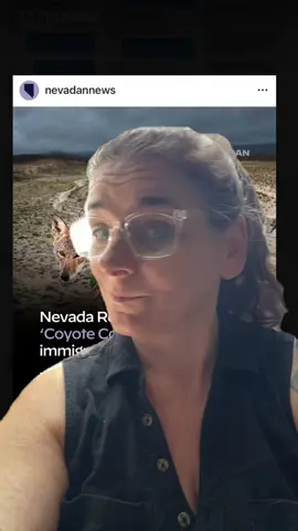 Oh HELL no. Nevada does not need to build a high-security immigration prison in the damn desert. We don’t need another carceral money pit. We need housing. Healthcare. Legal aid. Humanity. Eff off  with your “Coyote Compound. #nevada #lasvegas #nvpolitics 