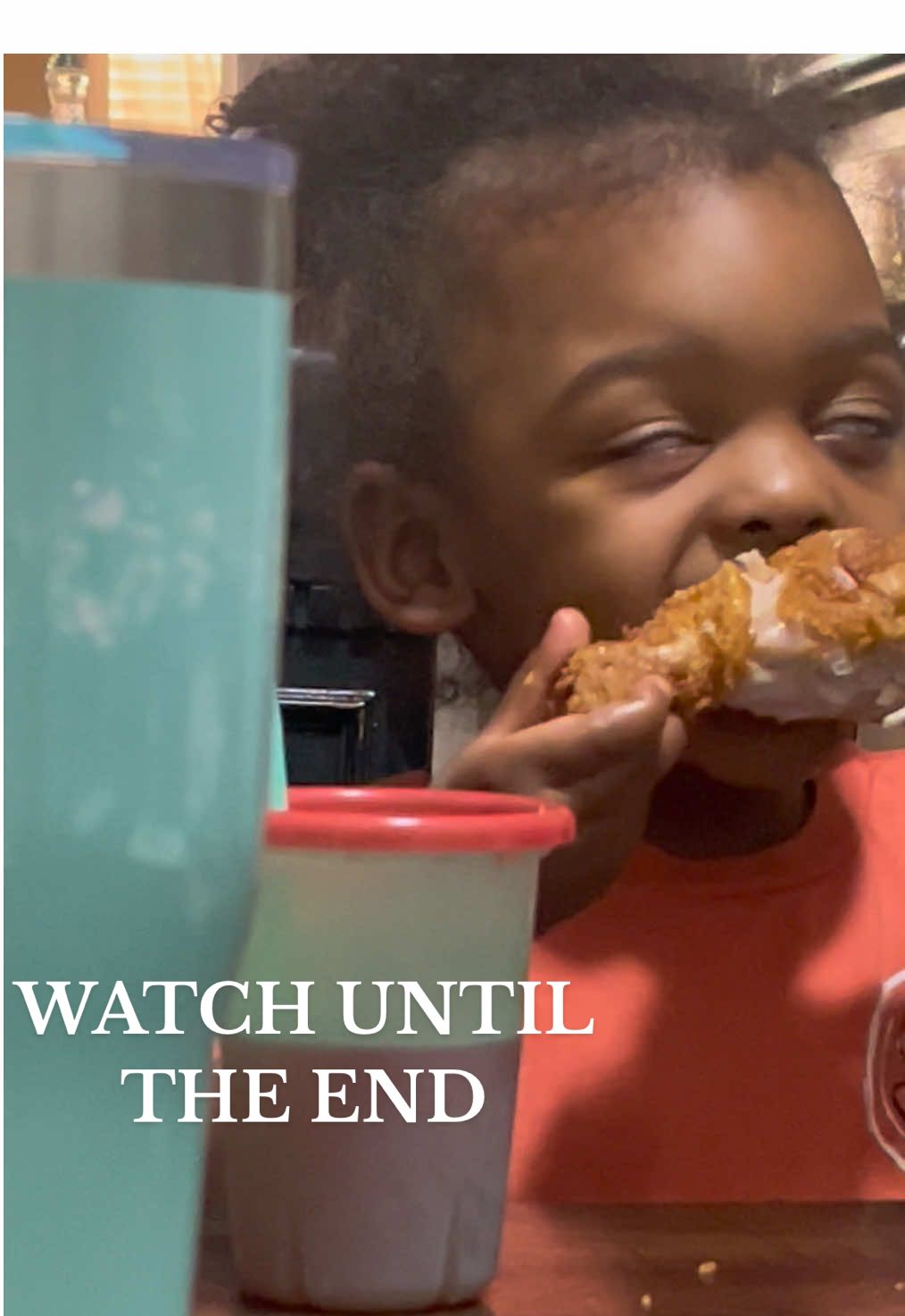I understand son. Chicken is delicious 😭😭 #boymom #kfc #trendy 