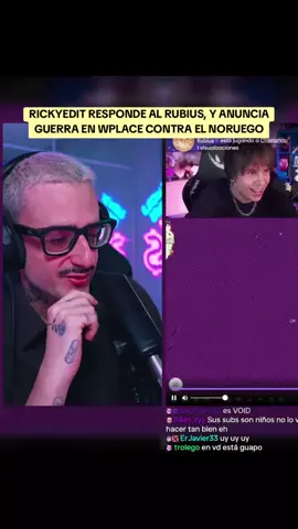 Sígueme para más | RICKYEDIT responde al rubius y anuncia guerra en wplace contra el noruego #rubius #andorra #wplace #rickyedit #ricky 