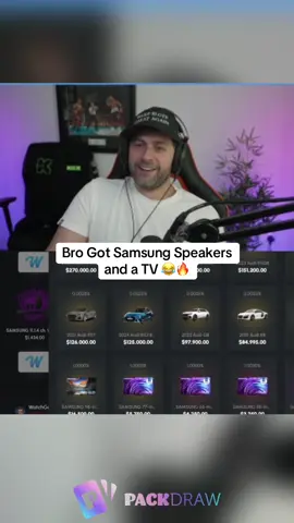 Bro Got Samsung Speakers and a TV 😂🔥 #kickstreaming 