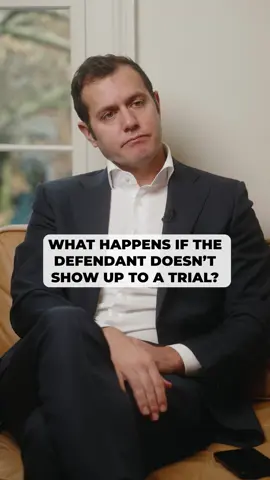 What happens if the defendant doesn't show up to #court? #newyorklawyer #lawyer #lawsuit #trial