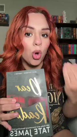 Dear reader📚by: Tate James      Thrillers are gonna be my ending 🥲#fypシ゚viral 