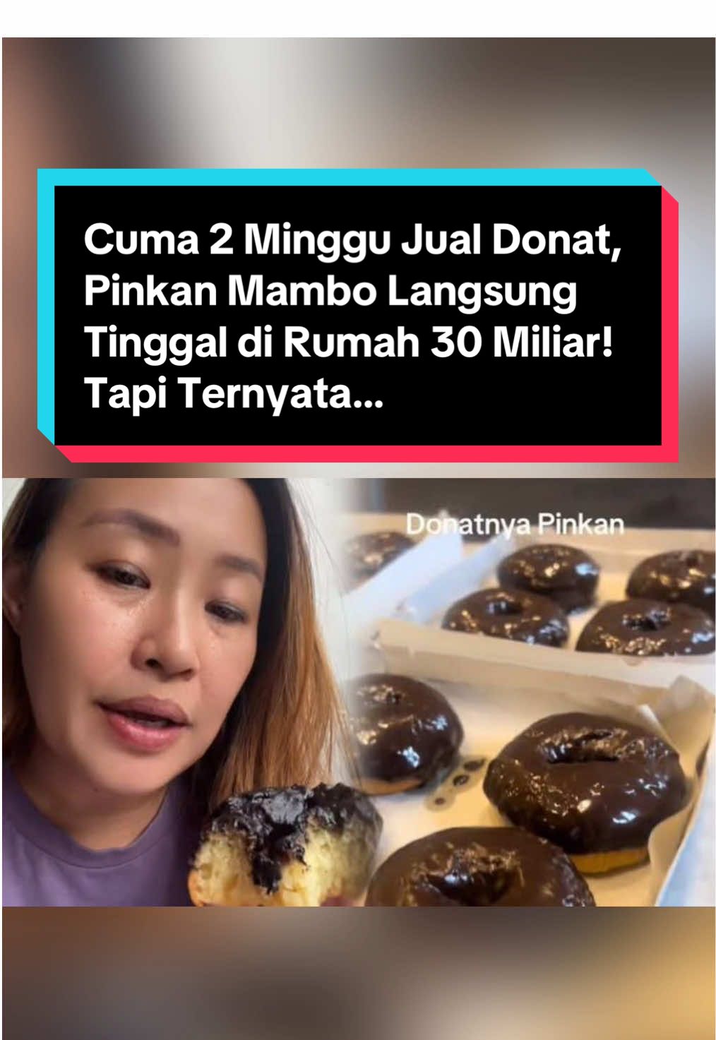 Cuma 2 Minggu Jual Donat, Pinkan Mambo Langsung Tinggal di Rumah 30 Miliar! Tapi Ternyata… #CapCut #pinkanmambo #donat 