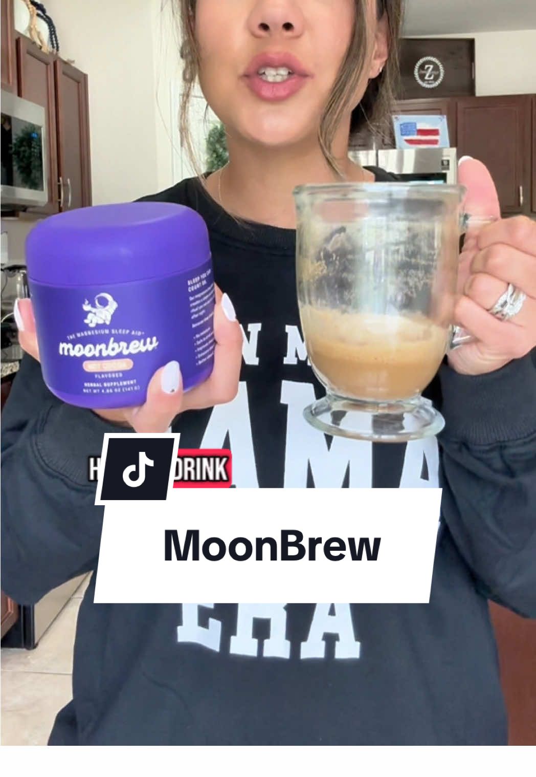 This @MoonBrew melatonin free magnesium drink has quickly become part of my night time routine! #sleep #melatonin #tiktokmademebuyit #insomnia #sleephack  