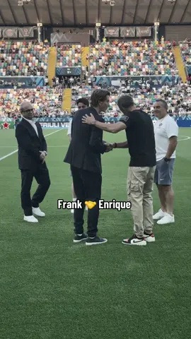 Frank x Enrique 🤝 #SuperCup #UCL #UEL 