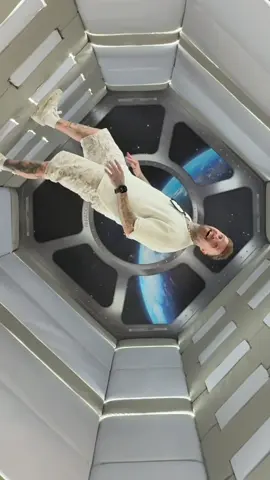 Walking in zero gravity is crazy 