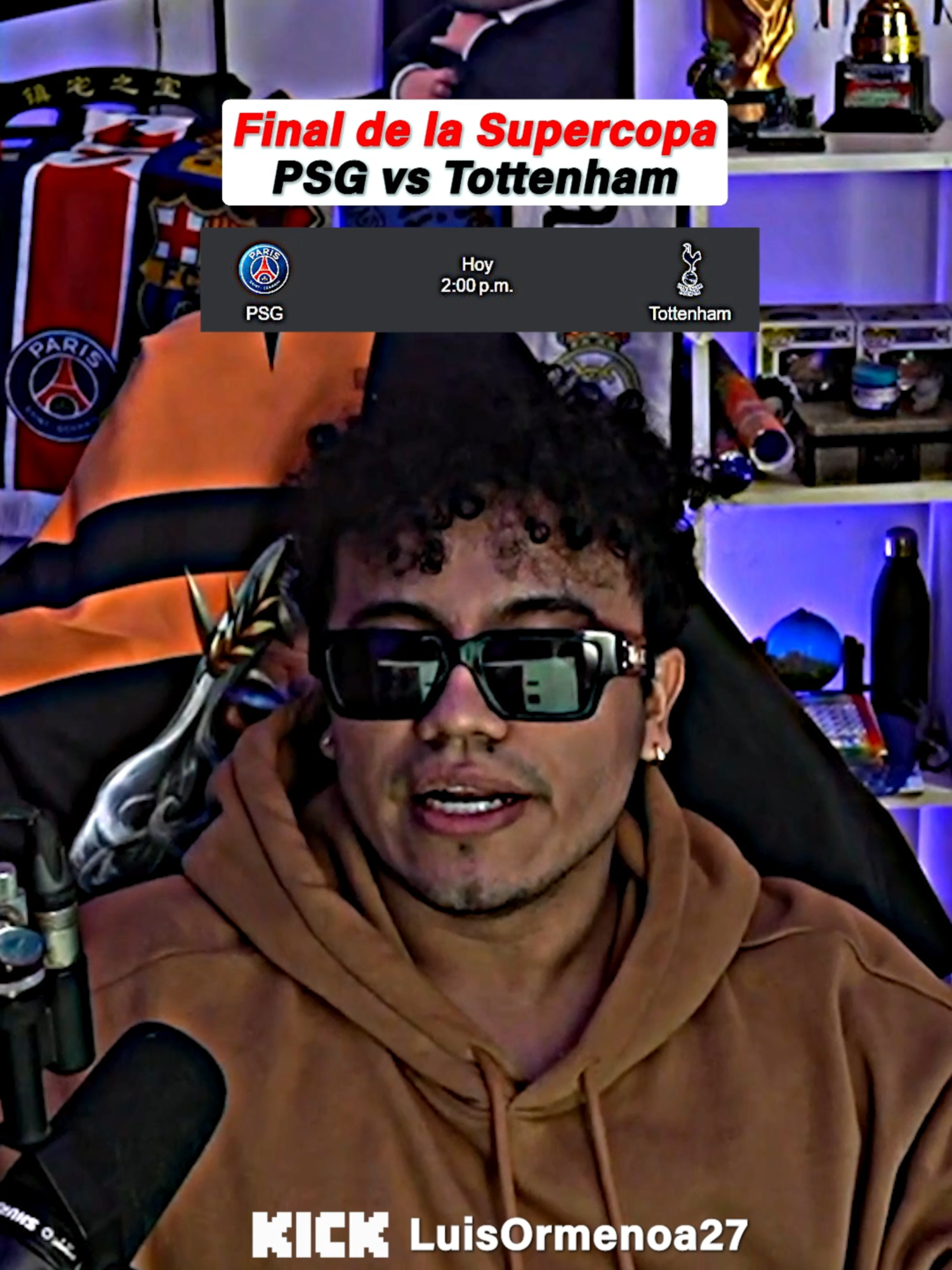 No es combinada, es por separado 🗿 #Futbol #PSG #Tottenham #fijas #LuisOrmeño #SuperCup #SuperCopa #final #kick #fyp #paratii