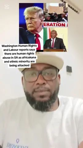 Washington Human rights and Labour have just dropped a report on the human rights abuse in South Africa,they also accused the Economic Freedom Fighters of encouraging the farmers attack as ethnic minorities are also not spared. #donaldtrump #southafrica #cyrilramaphosa #dudula #omatablogmedia 