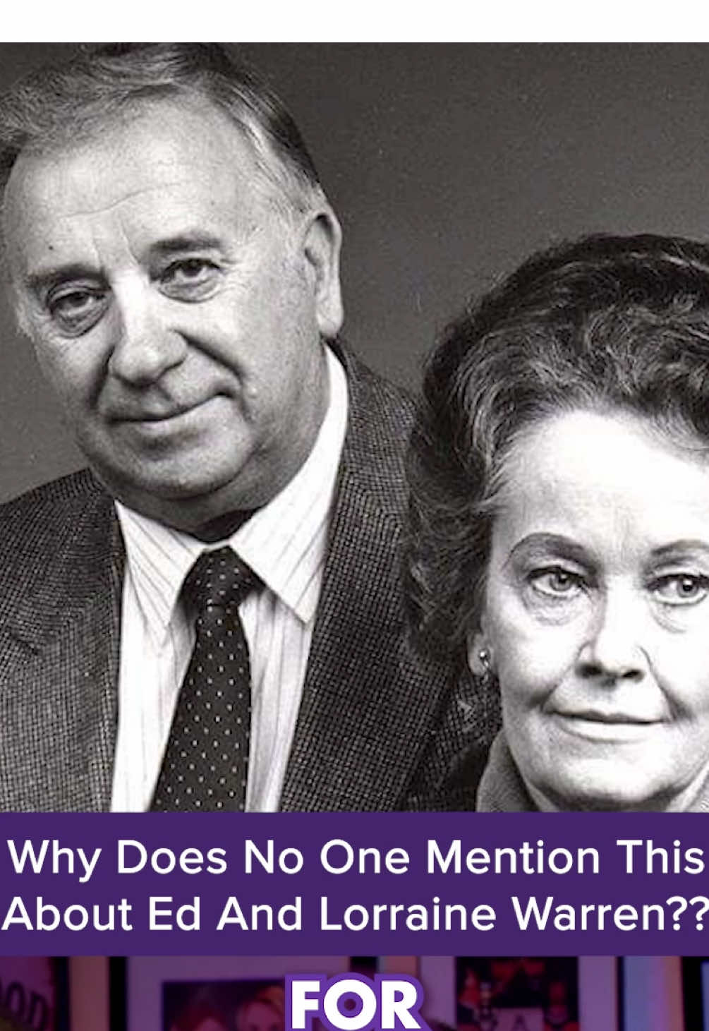 How is no one talking about Ed and Lorraine Warren’s disgusting past!? #sinisterhood #paranormal #paranormaltiktok #criminal #crime 