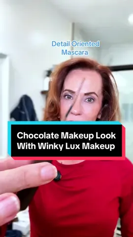 I created a beautiful chocolate makeup look, using the Detail Oriented Mascara and Maximum Control Eyeliner in the shade chocolate by @Winky Lux 🤩  #chocolatemakeup #winkylux #makeuptrends #makeuplooks #creatorsearchinsights 