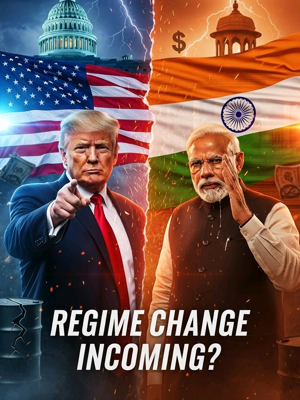 America is going for regime change in India #USA #India 