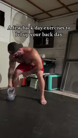 Some back day exercises you can add in to lvl up that #backday #kettlebell #workouttips 