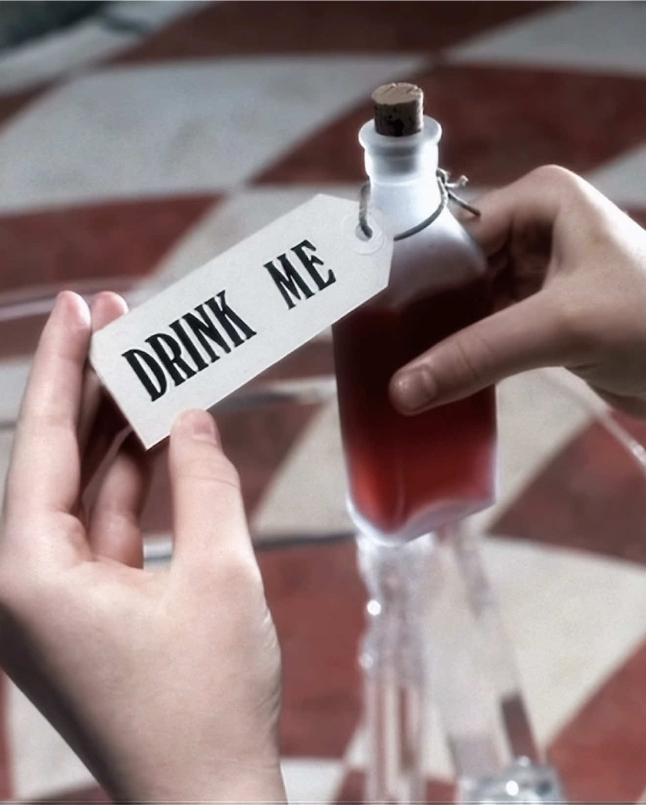 Alice has yet to learn that absence of proof isn’t proof of absence, poison doesn’t always introduce itself with a label. #aliceinwonderland 