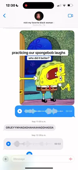we share the same braincell ##fyp #voiceactor #spongebob #giggle #spongebobsquarepants 