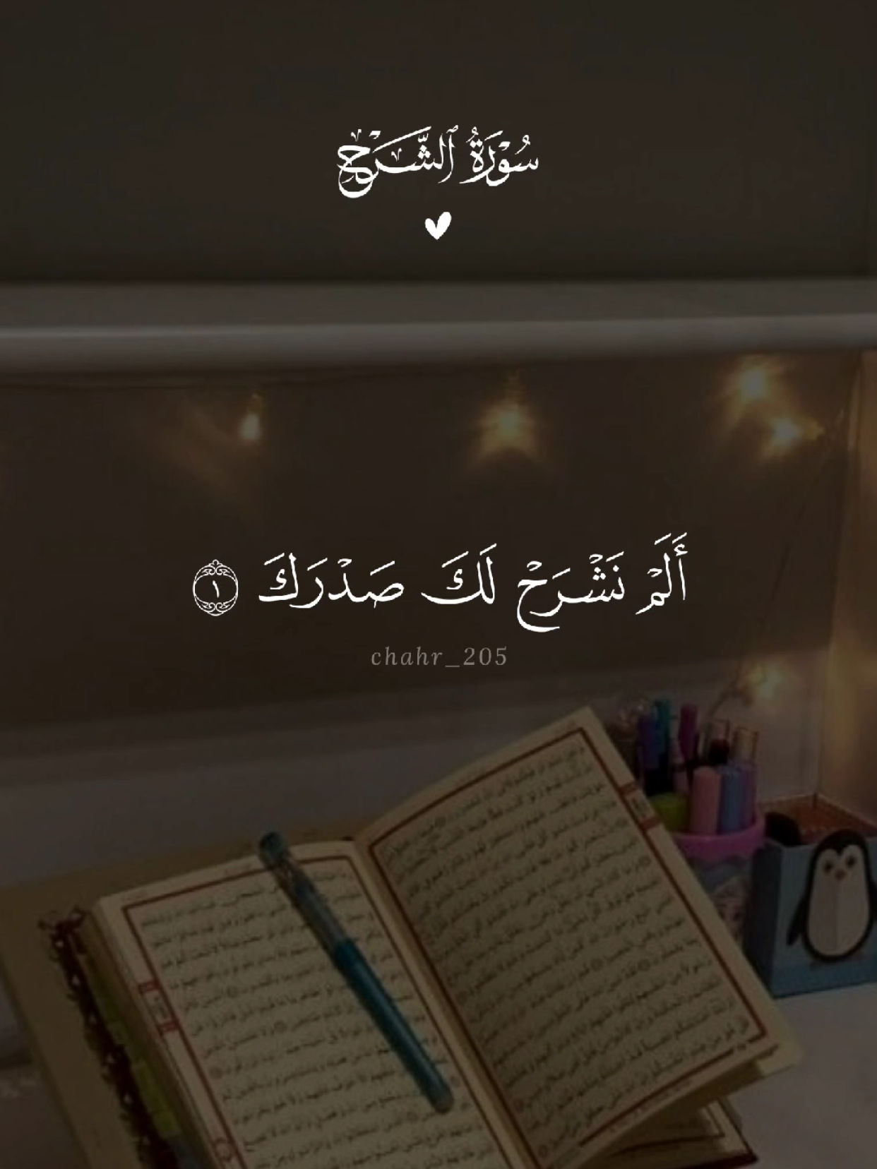 سورة الشرح 🤍 #quran #القران #quran_alkarim #القران_الكريم #تلاوة_خاشعة 