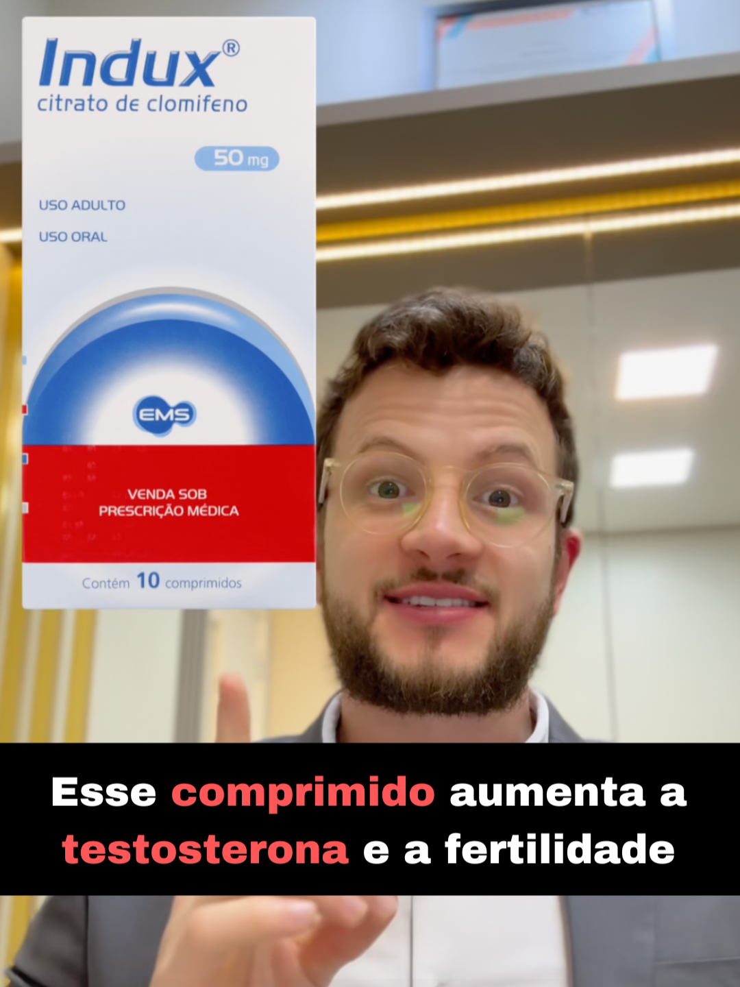 Um medicamento que estimula a produção natural de testosterona, sem bloquear o eixo hormonal, e ainda mantém a fertilidade masculina durante o tratamento. 📌 Indicado para homens com testosterona baixa que querem melhorar libido, energia e massa muscular, mas não desejam iniciar TRT. Também é usado em mulheres para induzir ovulação em tratamentos de fertilidade. 💡 Ótima opção para homens jovens com sintomas de testosterona baixa que desejam preservar a fertilidade. #Testosterona  #TRT  #Fertilidade #Libido #Endocrinologia #ReposicaoHormonal #EnergiaMasculina #SaudeDoHomem