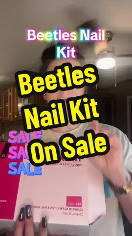 Beetles Nail Kit is on sale!! Check it out!! #nail #beetles #gelxnails #nails #gelx 