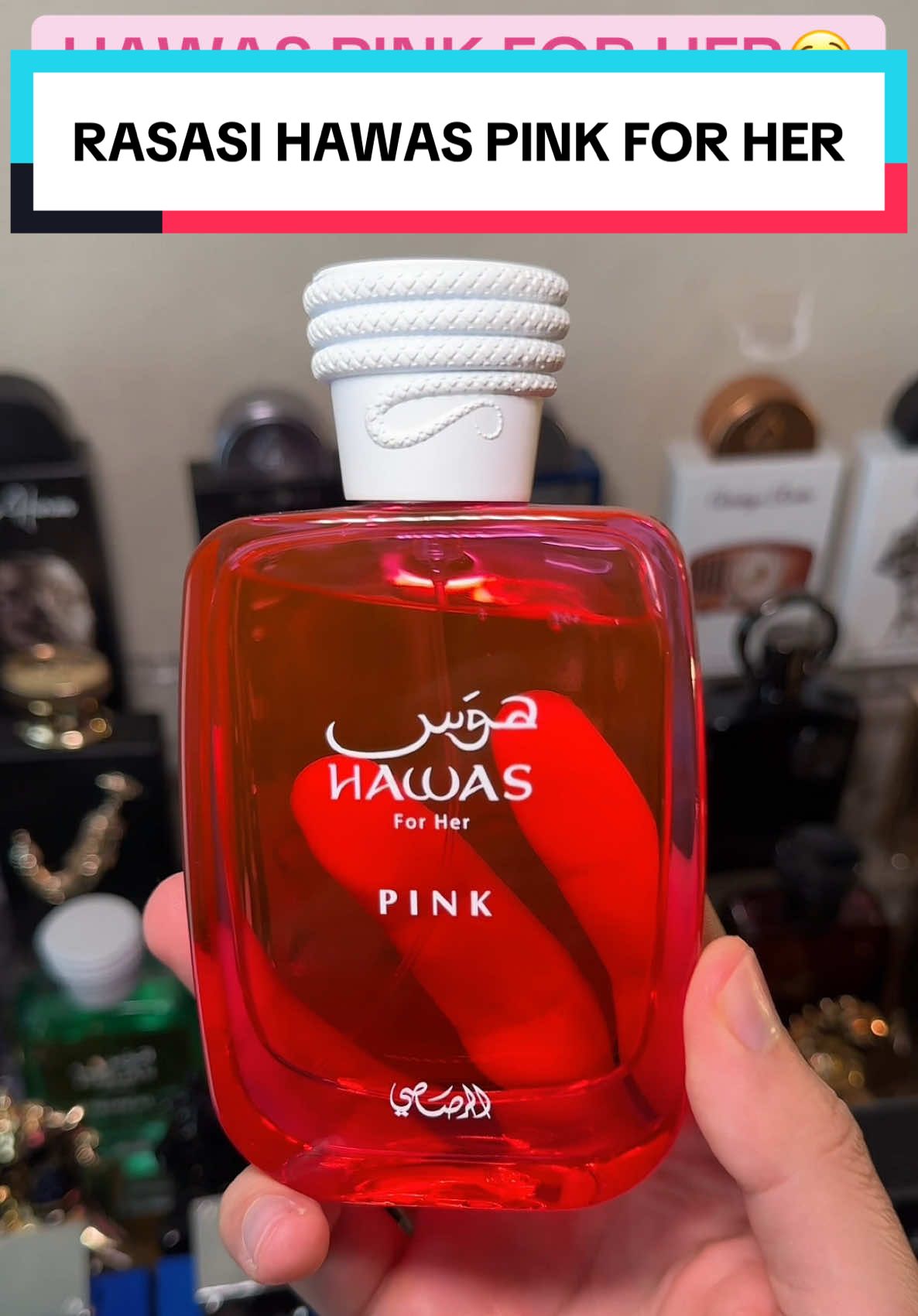 Rasasi Hawas Pink for her Review #rasasihawas #rasasihawaspink #hawaspink #perfume #perfumetiktok 