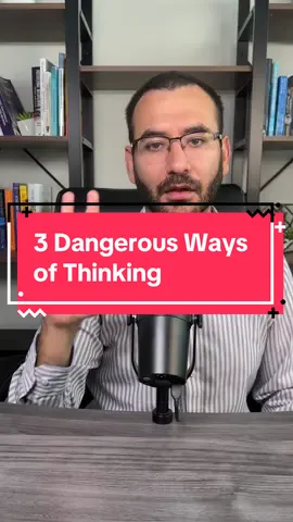 3 Dangerous Ways of Thinking #cognitivedistortions #negativethoughts #negativeselftalk #intrusivethoughts #thinkingtraps 
