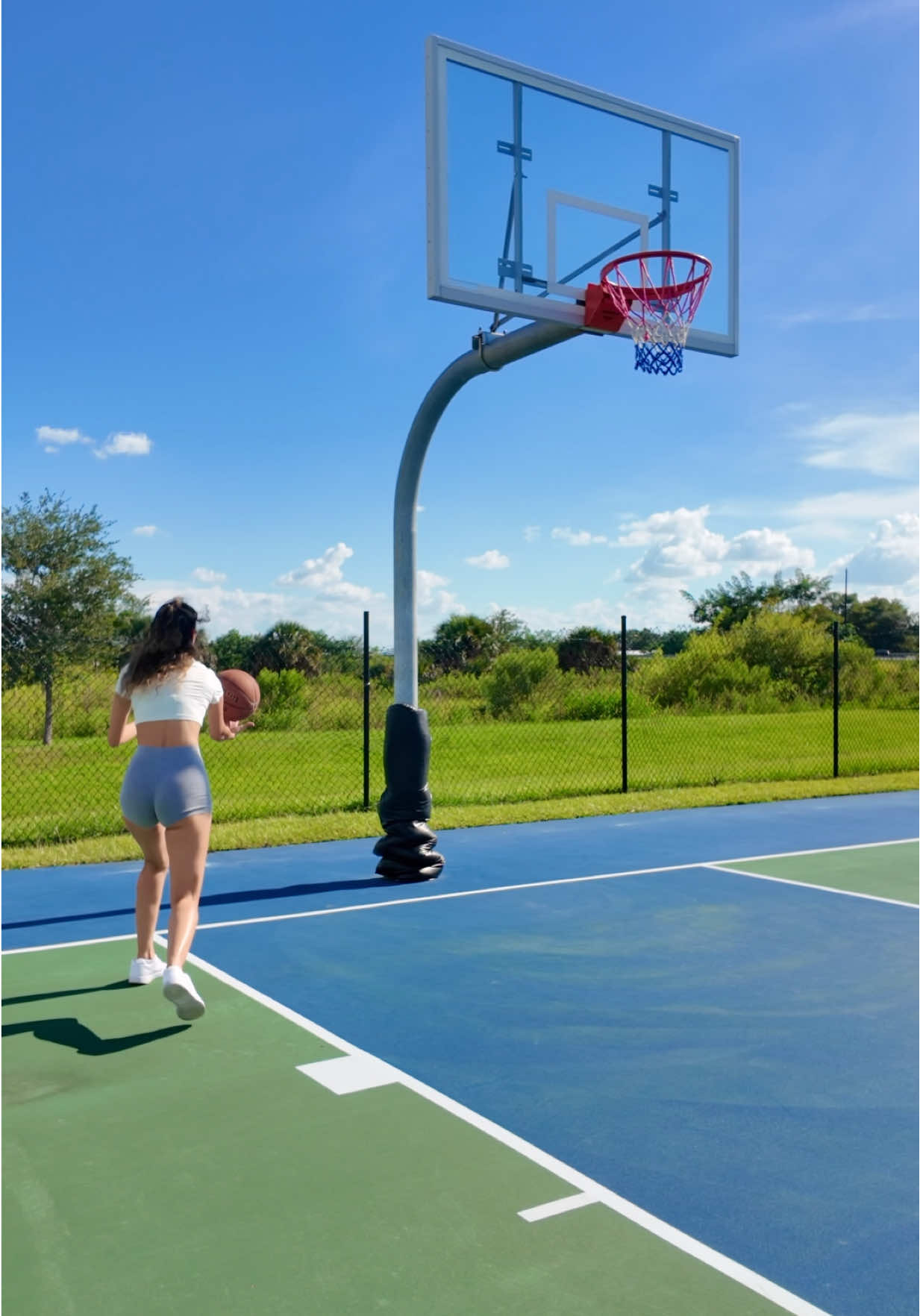 Basketball Shooting Practice… But Can I Sink It? 🏀 #basketball #basketball🏀 #sportstiktok #foryou #fyp 