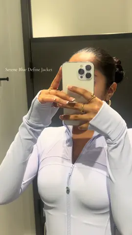 Lululemon Serene Blue Define Jacket #lululemon #lulu #definejacket #jacket #fyp 