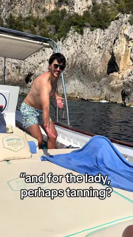 Playing mermaid around Capri 🧜‍♀️ #fyp #funny #foryou  