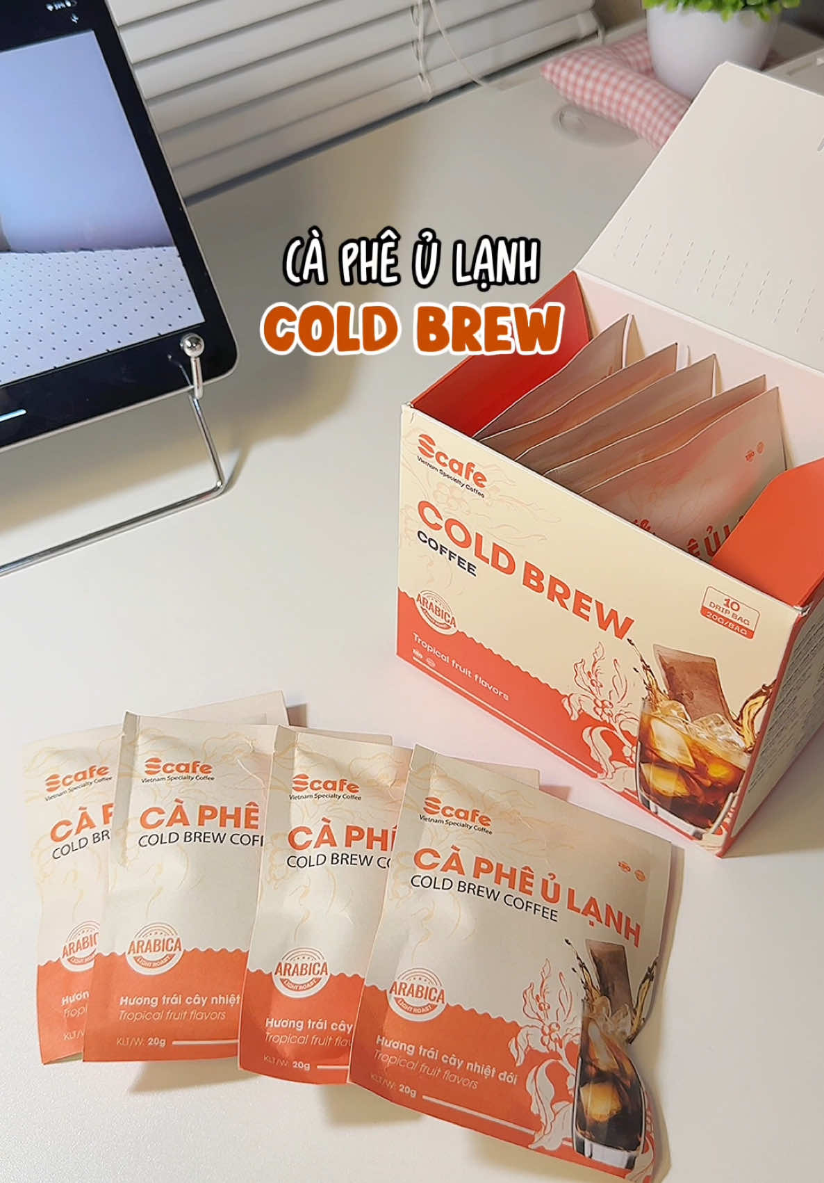 Cà phê ủ lạnh ít kaloo, gi.ảm thèm ăn, giúp đẹp dáng 🙆🏻‍♀️ #capheulanh #coldbrew #scafe #xuhuong #fyp 