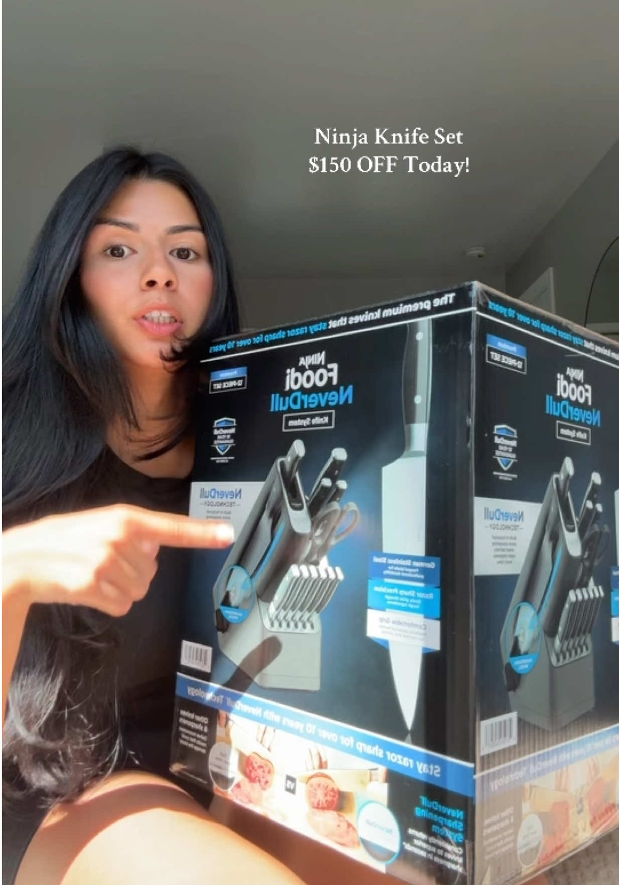 insane deal! Ninja Knife Set 50% Off Today!! #ninja #knifeset #knives #kitchendfinds  #cookwareset #kitchenware #kitchenappliance #kitchenknives #kitchenorganization  #tiktokshopcreatorpicks #homefinds 