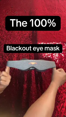 Complete blackout eye mask #eyemask #blackout #sleepwear #mask #fyp 