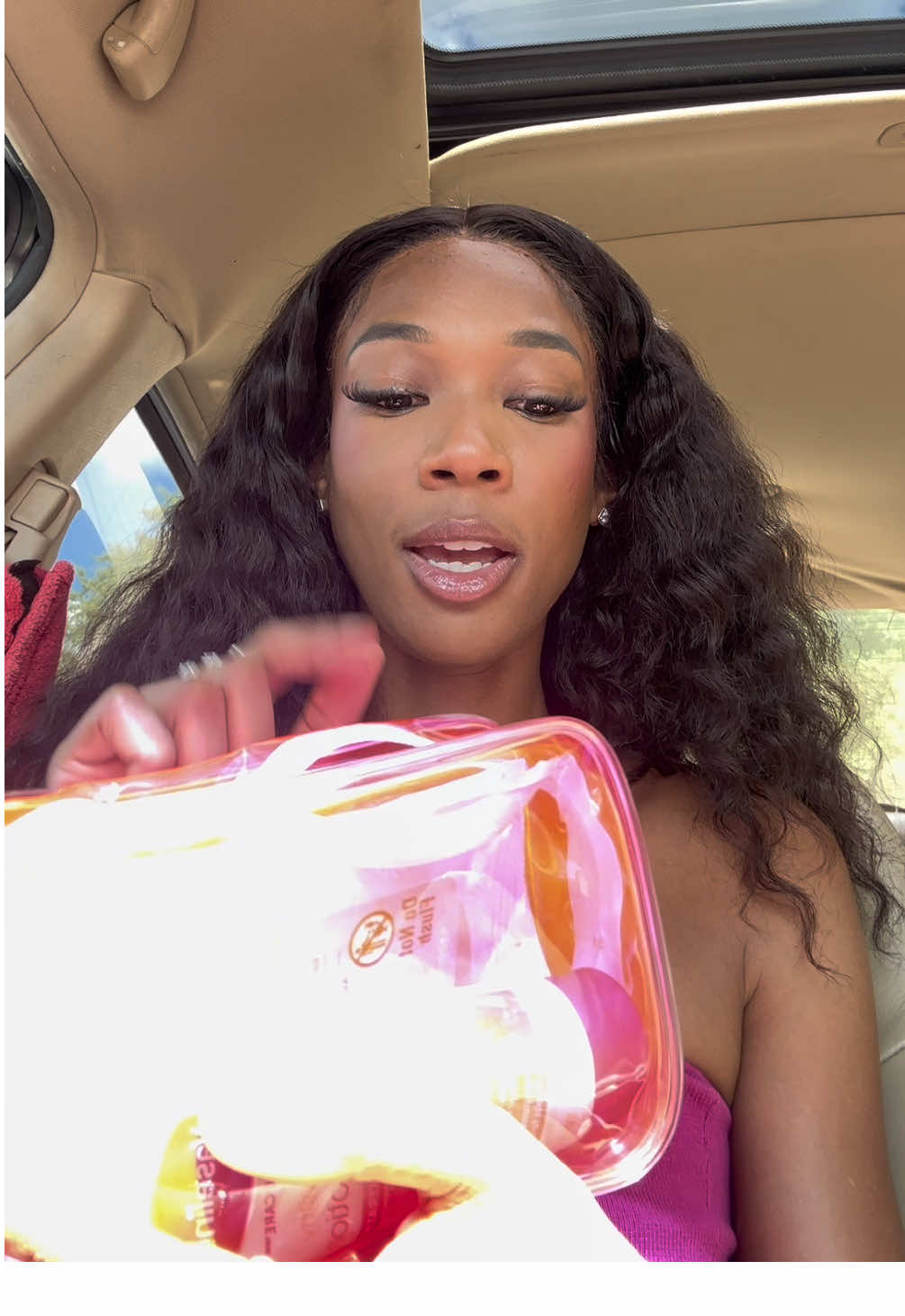 Having all your mini favorite products in your car is a life saver I swear #SelfCare #adulting #toiletrybag #Restock #foryou 