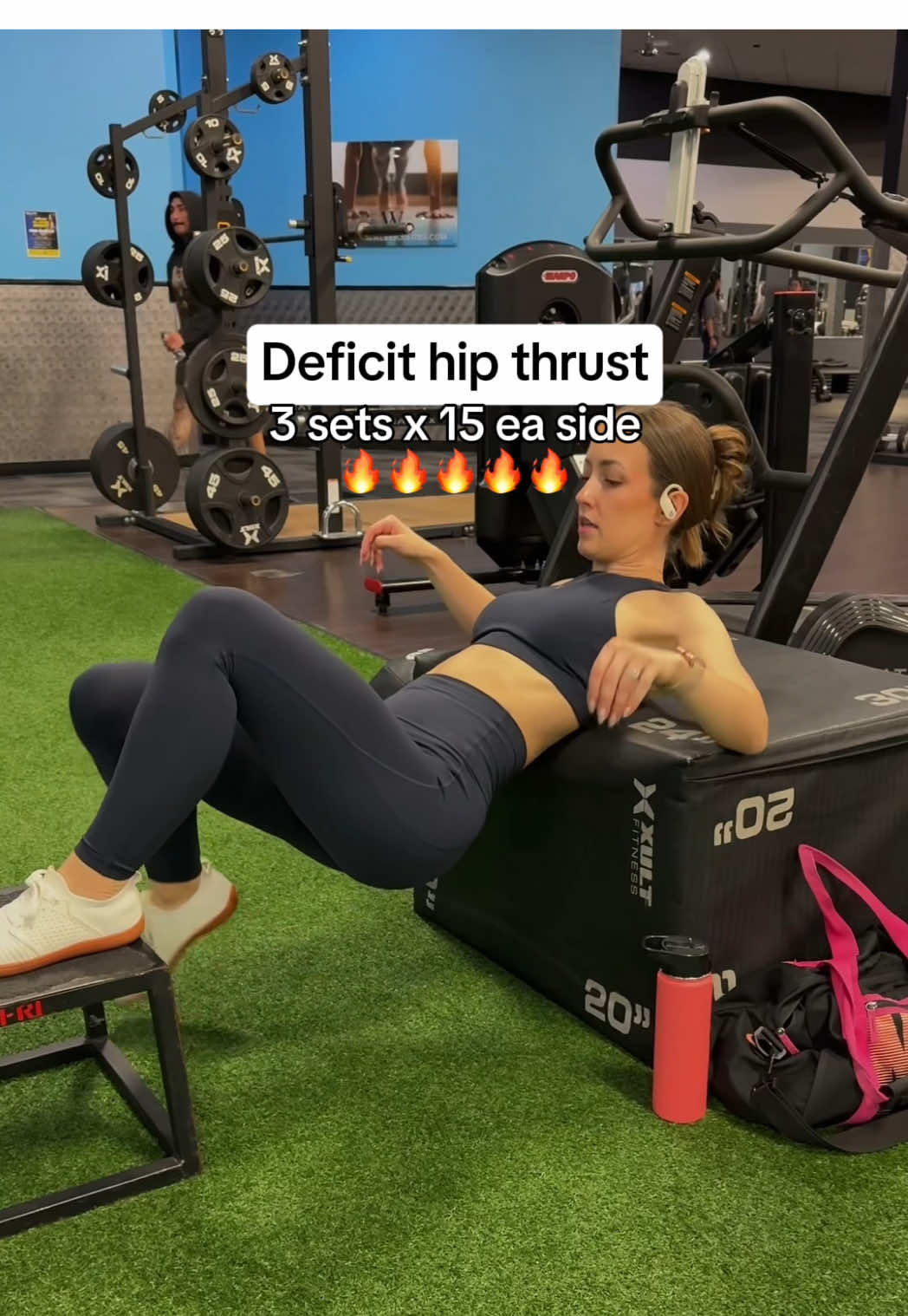 Replying to @Roxyohmy girl I got you!!! Here's what I did today 🔥🍑 #lowerbodyworkout #glutes #gymworkout 
