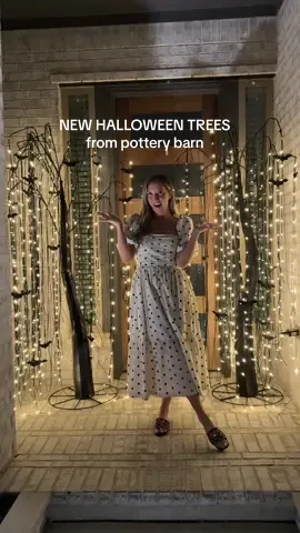 MY HALLOWEEN HEART IS SCREAMING! Find these in my ShopMy!! I have the 8 ft size & It doesnt even do it justice how magical these are in person!! @potterybarn #halloween #potterybarnhalloween #halloweenporch #halloweendecor 