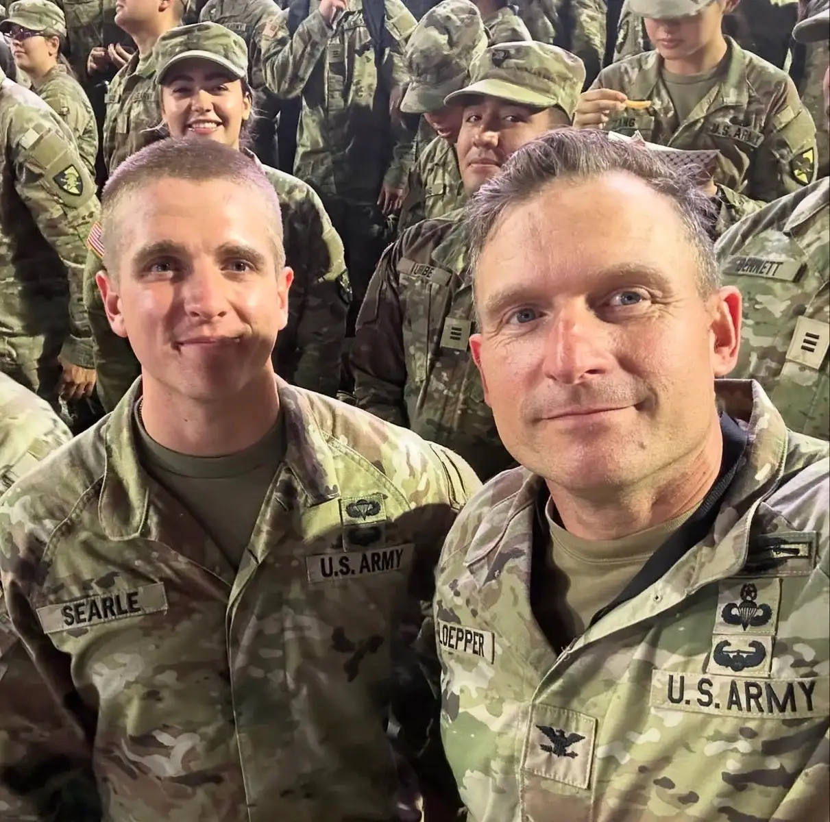 We have absolutely Great People. Meet Cadet Searle - three months ago he was a Scout in 1/508 Airborne - today he's a 4th Class Cadet at the United States Military Academy....and doing great. We just couldn't be more fortunate - it's like we can see the future of our Army and Nation - it's all right in front of us - every day - and it looks really pretty good. Our future leaders are awesome. Good to meet you Cadet Searle, keep up the great work and Beat the Dean!! #fury #grit #thisismysquad #character #leadership    