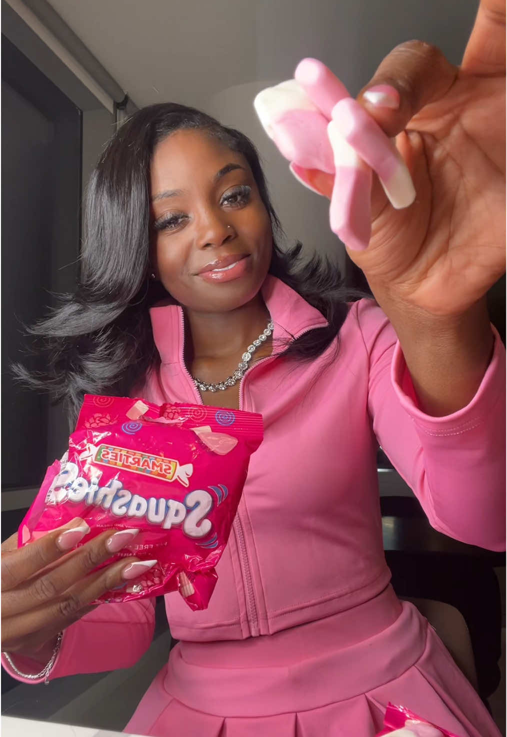 First time trying Squashies 😭 #squashies #smarties #candy #tiktokshop #candytok #viral #trend #snacksrecipe #latenight #eating #eatingshow #fyp #tiktokshopfinds  