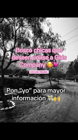 Girls Company💸💗 Pon “yo” y te responderé🥰💗 O envíame un mensaje a interno #peru🇵🇪 #viral #dinero #girlscompany #paratii 