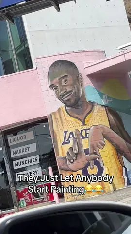 I Never Thought I’d Run Into This Specific Mural In Person Ifykyk😂 #kobebryant #mural #cityofangels #artistproblems 