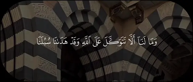 وما لنا الا نتوكل على الله وقد هدانا سبُلنا ولنصبرن على ما ءاذيتمونا وعلى الله فليتوكل المتوكلون🤍. #ارح_سمعك_بالقران #quran #fyp #القران_الكريم #بدر_التركي 