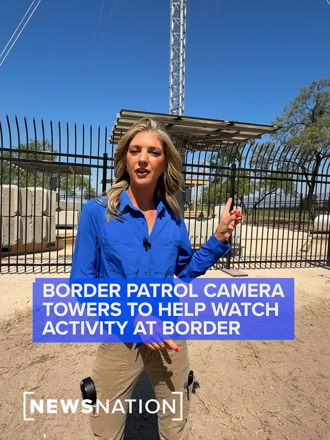 U.S. Border Patrol has installed new high-tech camera towers in the Del Rio Sector to assist with surveillance of the southern border without an agent needing to be physically present for long periods of time. When the camera detects someone, an agent is alerted and sent to the area.@alibradleytv