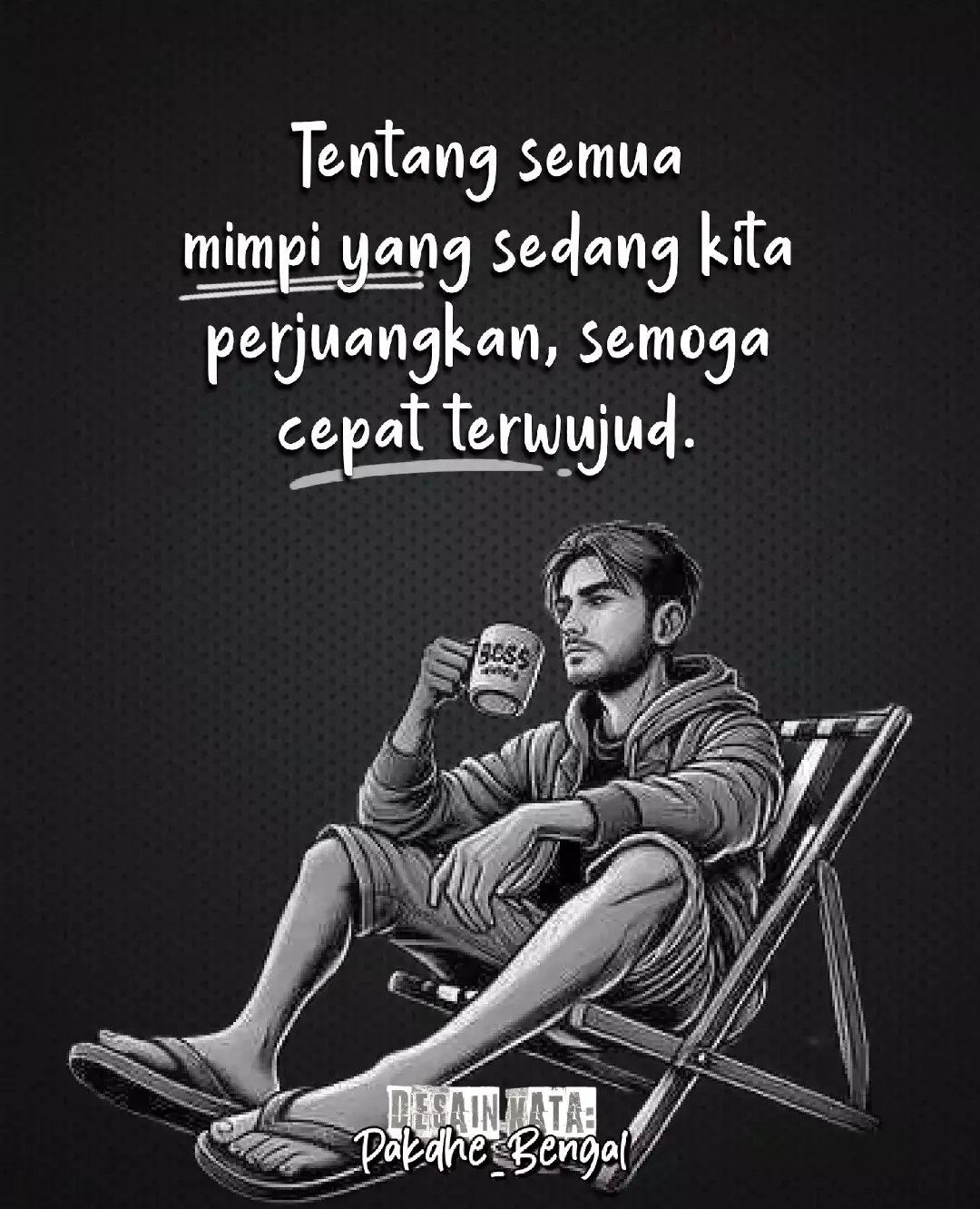 Tentang mimpi yang sedang di perjuangkan, semoga cepat terwujud... 😁 #quotes #story #motivasi .